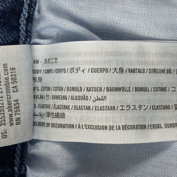 Hollister Jeans Womens 27 Two Tone Distressed High Rise 90s Y2K Denim - Picture 12 of 16